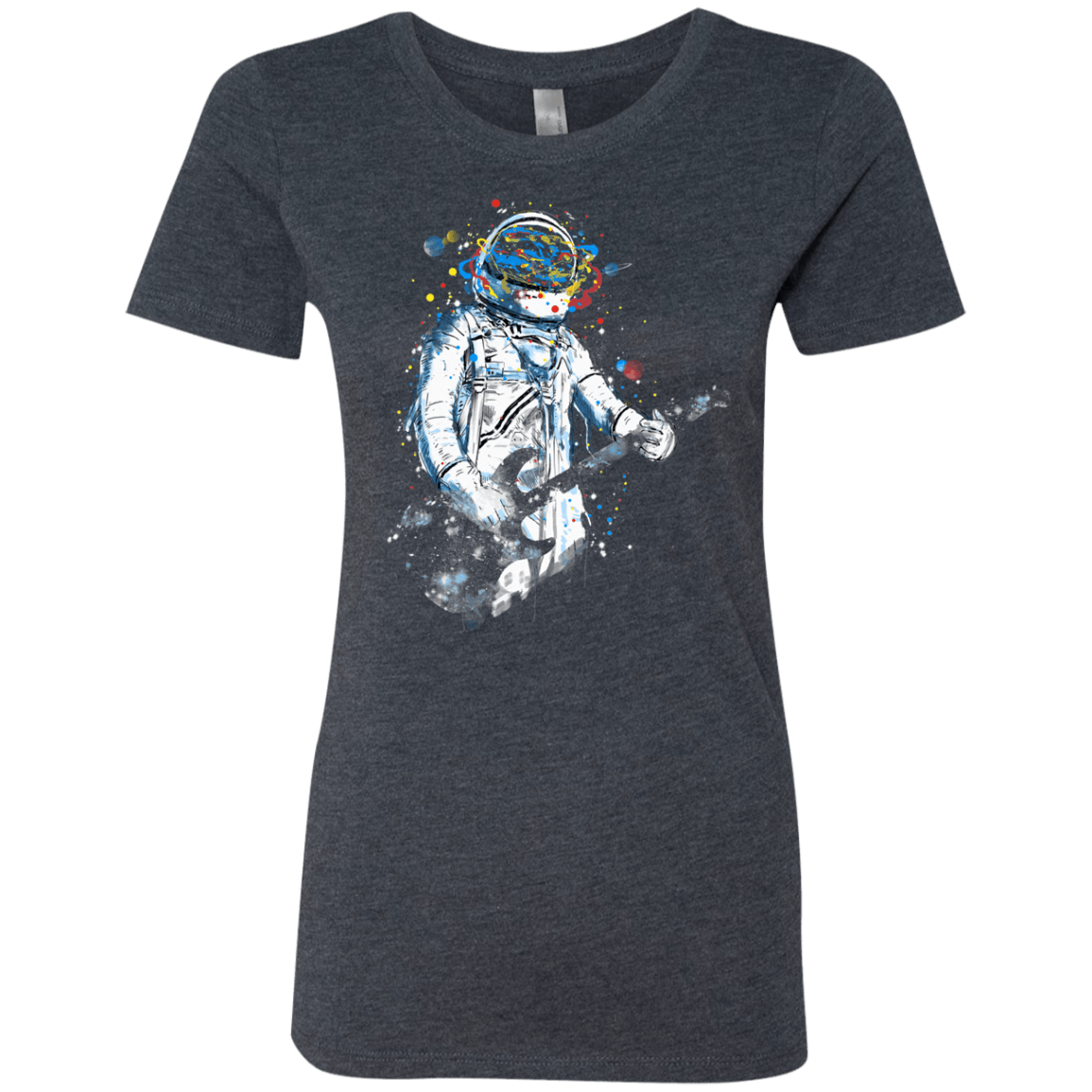 Space Guitar Women's Triblend T-Shirt