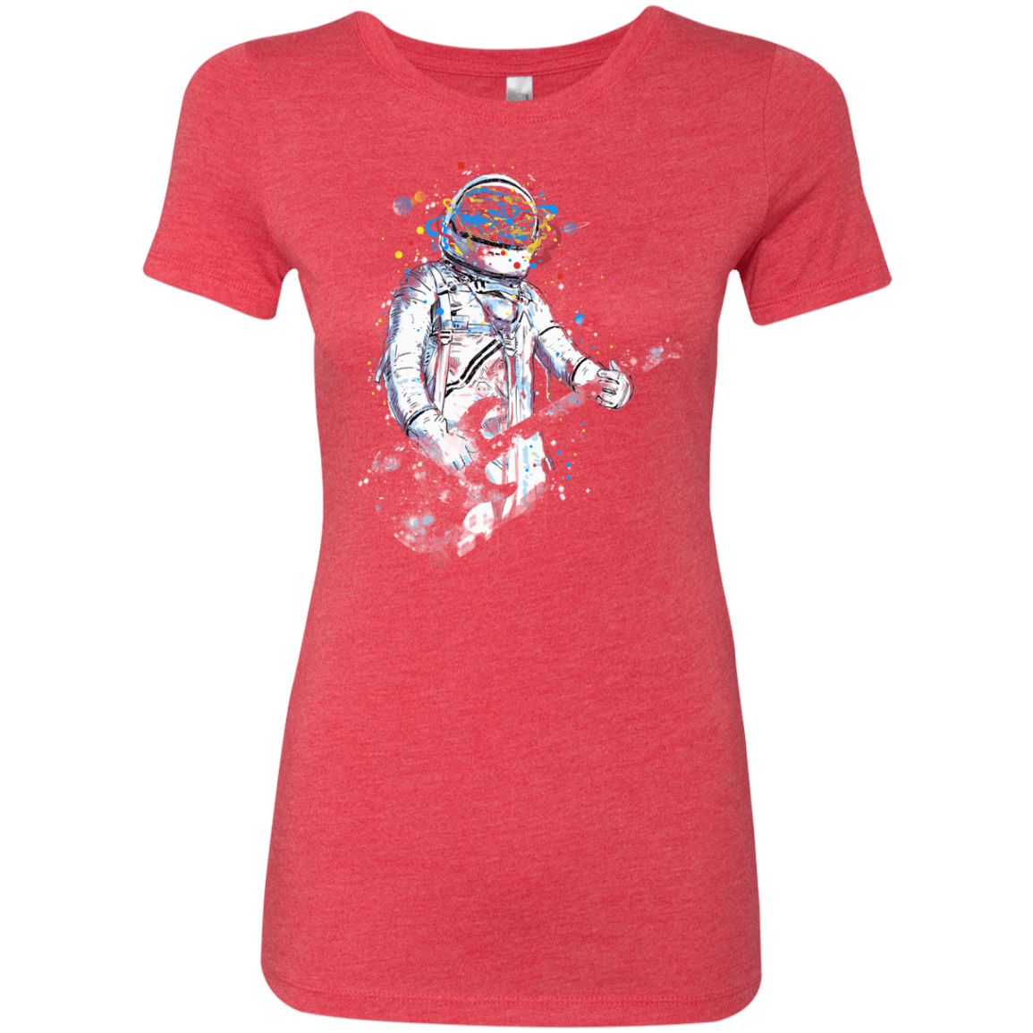 Space Guitar Women's Triblend T-Shirt