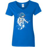 Space Guitar Women's V-Neck T-Shirt