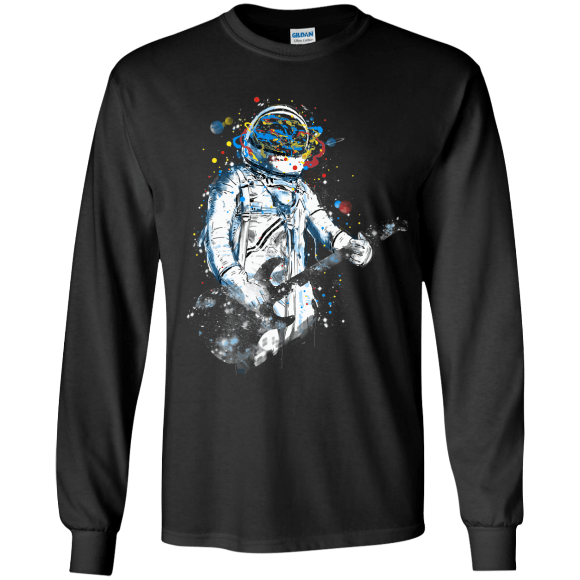 Space Guitar Youth Long Sleeve T-Shirt