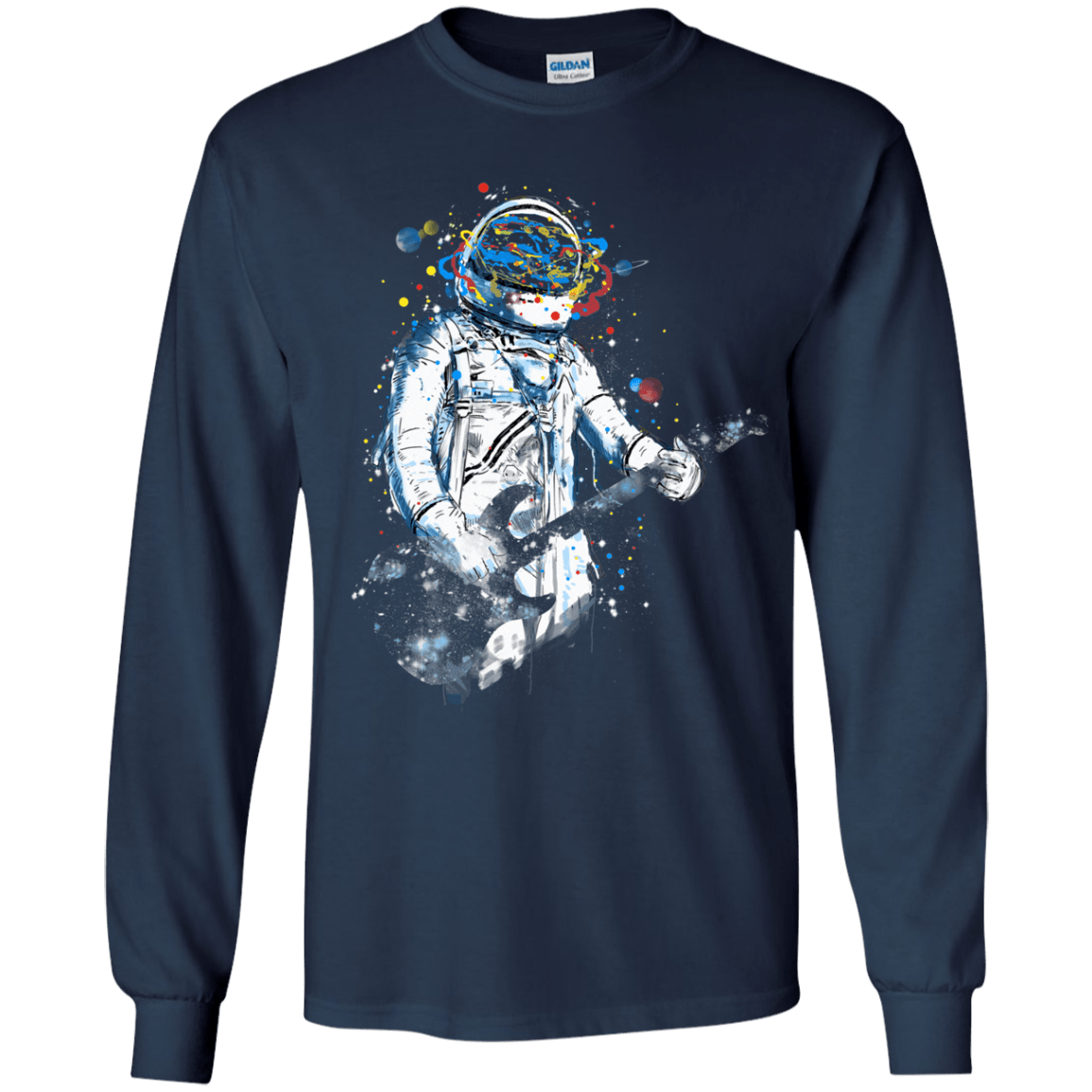 Space Guitar Youth Long Sleeve T-Shirt
