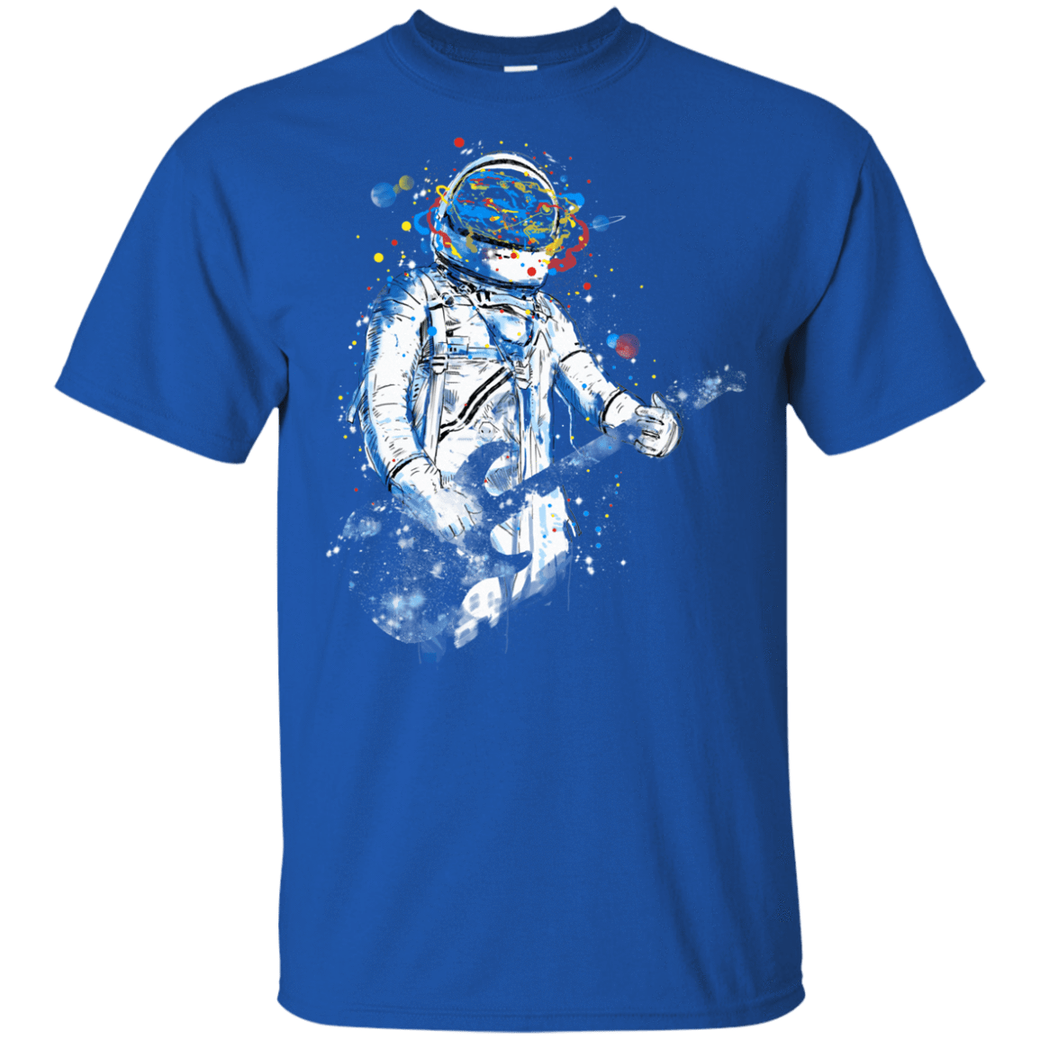 T-Shirts Royal / YXS Space Guitar Youth T-Shirt