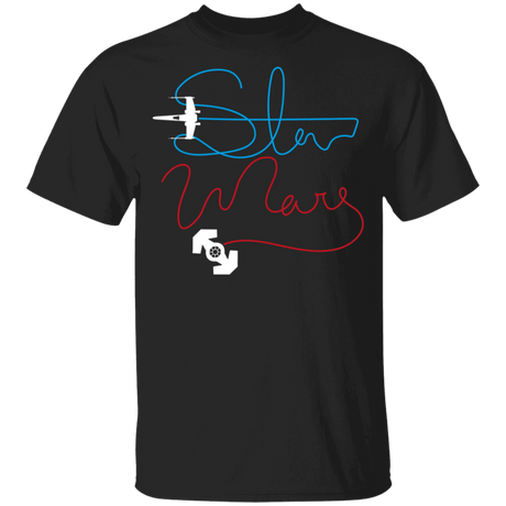 T-Shirts Black / YXS Space Handwriting Youth T-Shirt