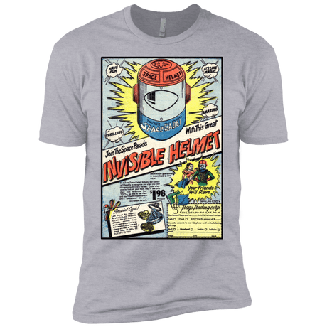 T-Shirts Heather Grey / YXS Space Helmet Boys Premium T-Shirt
