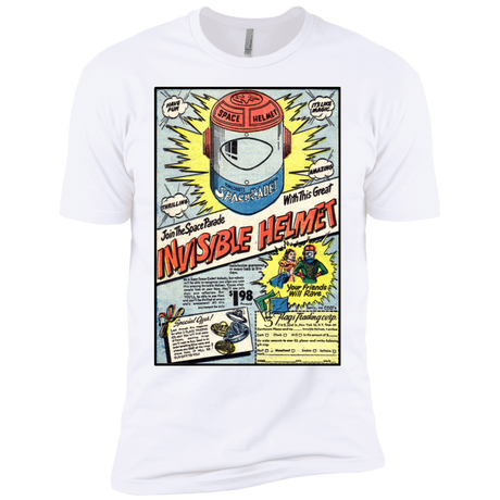 T-Shirts White / YXS Space Helmet Boys Premium T-Shirt