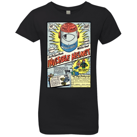 T-Shirts Black / YXS Space Helmet Girls Premium T-Shirt