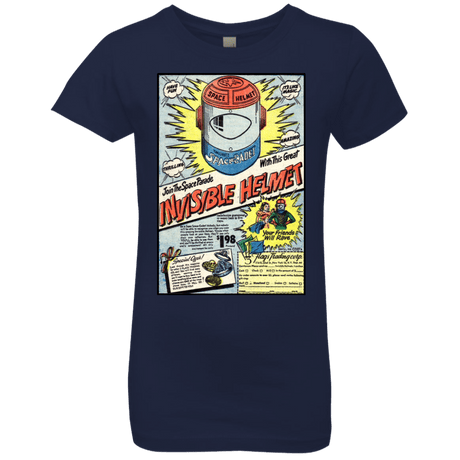 T-Shirts Midnight Navy / YXS Space Helmet Girls Premium T-Shirt