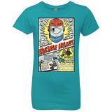 T-Shirts Tahiti Blue / YXS Space Helmet Girls Premium T-Shirt