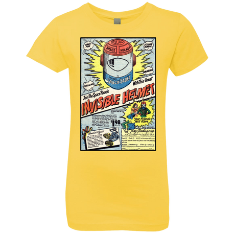 T-Shirts Vibrant Yellow / YXS Space Helmet Girls Premium T-Shirt