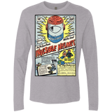 T-Shirts Heather Grey / Small Space Helmet Men's Premium Long Sleeve