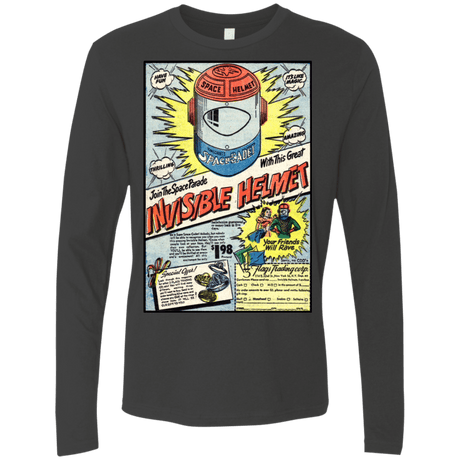 T-Shirts Heavy Metal / Small Space Helmet Men's Premium Long Sleeve