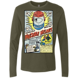 T-Shirts Military Green / Small Space Helmet Men's Premium Long Sleeve