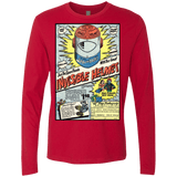 T-Shirts Red / Small Space Helmet Men's Premium Long Sleeve