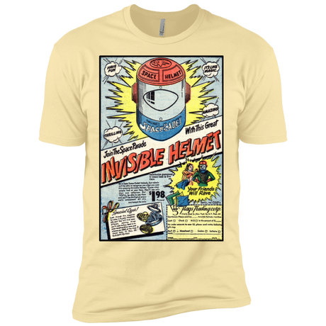 T-Shirts Banana Cream / X-Small Space Helmet Men's Premium T-Shirt