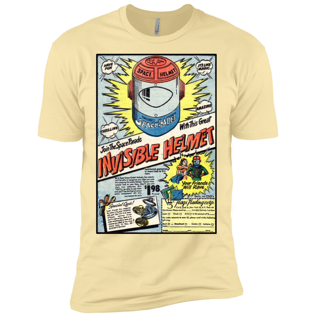 T-Shirts Banana Cream / X-Small Space Helmet Men's Premium T-Shirt