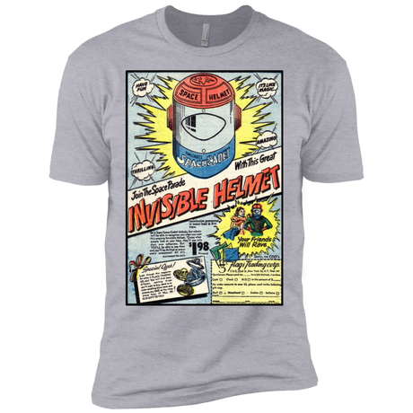 T-Shirts Heather Grey / X-Small Space Helmet Men's Premium T-Shirt