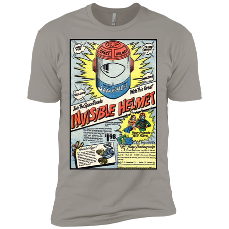 T-Shirts Light Grey / X-Small Space Helmet Men's Premium T-Shirt