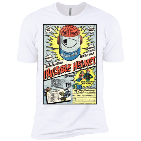 T-Shirts White / X-Small Space Helmet Men's Premium T-Shirt