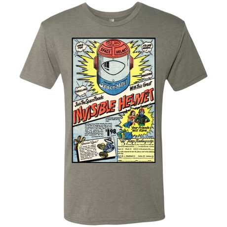 T-Shirts Venetian Grey / Small Space Helmet Men's Triblend T-Shirt