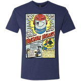 T-Shirts Vintage Navy / Small Space Helmet Men's Triblend T-Shirt