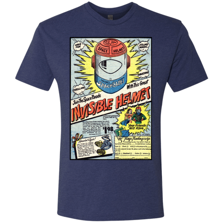 T-Shirts Vintage Navy / Small Space Helmet Men's Triblend T-Shirt