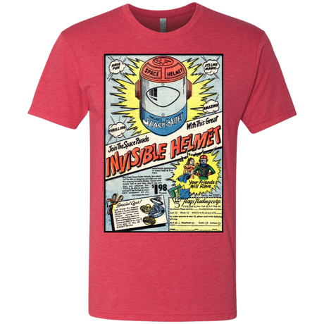 T-Shirts Vintage Red / Small Space Helmet Men's Triblend T-Shirt