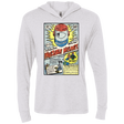 T-Shirts Heather White / X-Small Space Helmet Triblend Long Sleeve Hoodie Tee