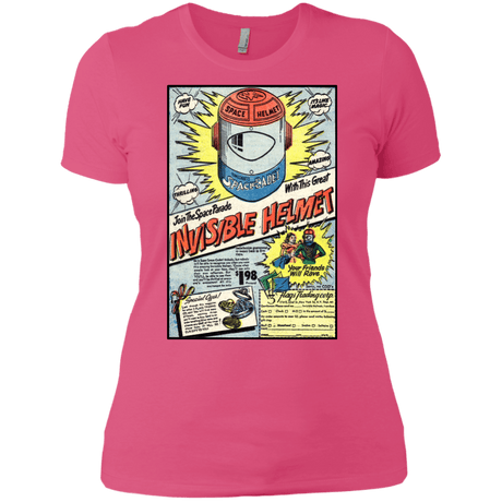 T-Shirts Hot Pink / X-Small Space Helmet Women's Premium T-Shirt