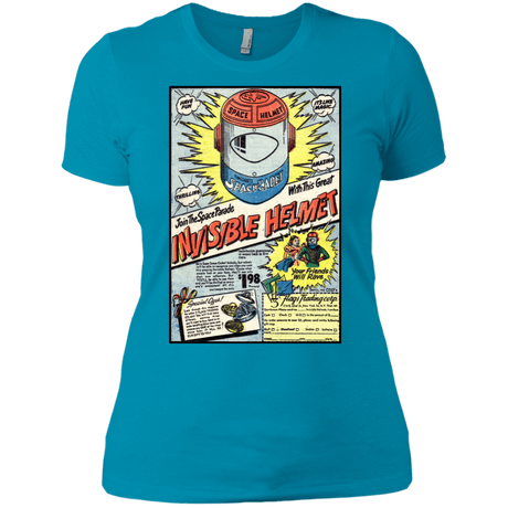 T-Shirts Turquoise / X-Small Space Helmet Women's Premium T-Shirt