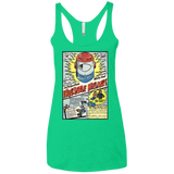T-Shirts Envy / X-Small Space Helmet Women's Triblend Racerback Tank