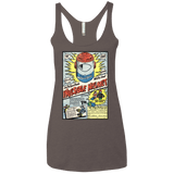 T-Shirts Macchiato / X-Small Space Helmet Women's Triblend Racerback Tank
