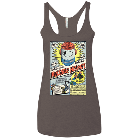 T-Shirts Macchiato / X-Small Space Helmet Women's Triblend Racerback Tank