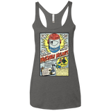 T-Shirts Premium Heather / X-Small Space Helmet Women's Triblend Racerback Tank