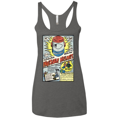 T-Shirts Premium Heather / X-Small Space Helmet Women's Triblend Racerback Tank