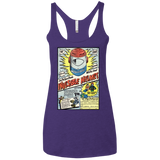 T-Shirts Purple Rush / X-Small Space Helmet Women's Triblend Racerback Tank