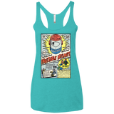 T-Shirts Tahiti Blue / X-Small Space Helmet Women's Triblend Racerback Tank