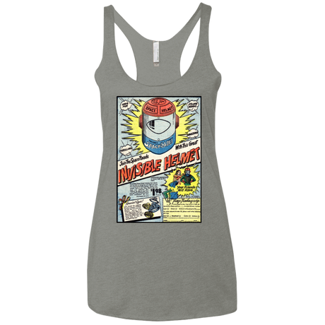 T-Shirts Venetian Grey / X-Small Space Helmet Women's Triblend Racerback Tank