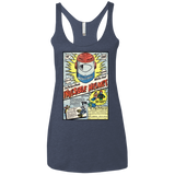 T-Shirts Vintage Navy / X-Small Space Helmet Women's Triblend Racerback Tank