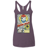 T-Shirts Vintage Purple / X-Small Space Helmet Women's Triblend Racerback Tank