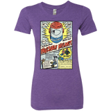 T-Shirts Purple Rush / Small Space Helmet Women's Triblend T-Shirt