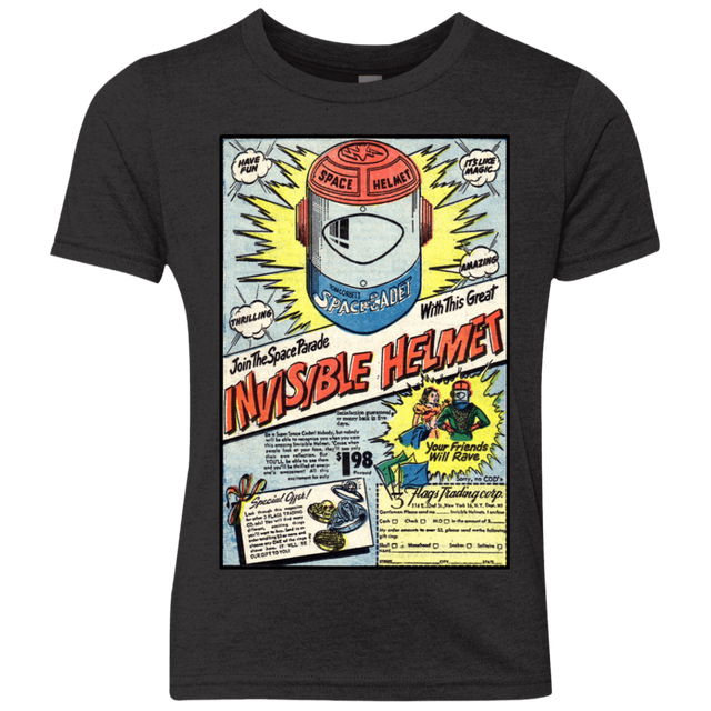 T-Shirts Vintage Black / YXS Space Helmet Youth Triblend T-Shirt