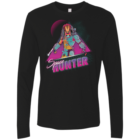 T-Shirts Black / Small Space Hunter Men's Premium Long Sleeve