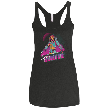 T-Shirts Vintage Black / X-Small Space Hunter Women's Triblend Racerback Tank