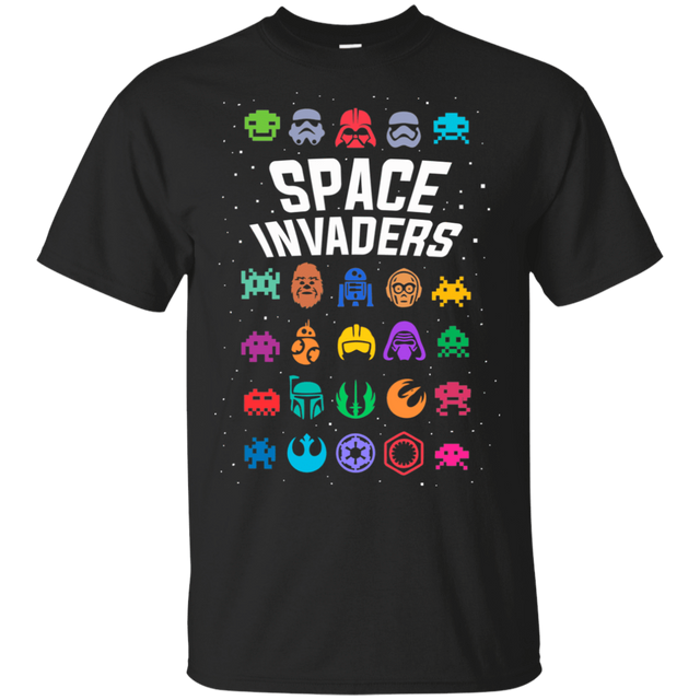 T-Shirts Black / S Space Invaders T-Shirt