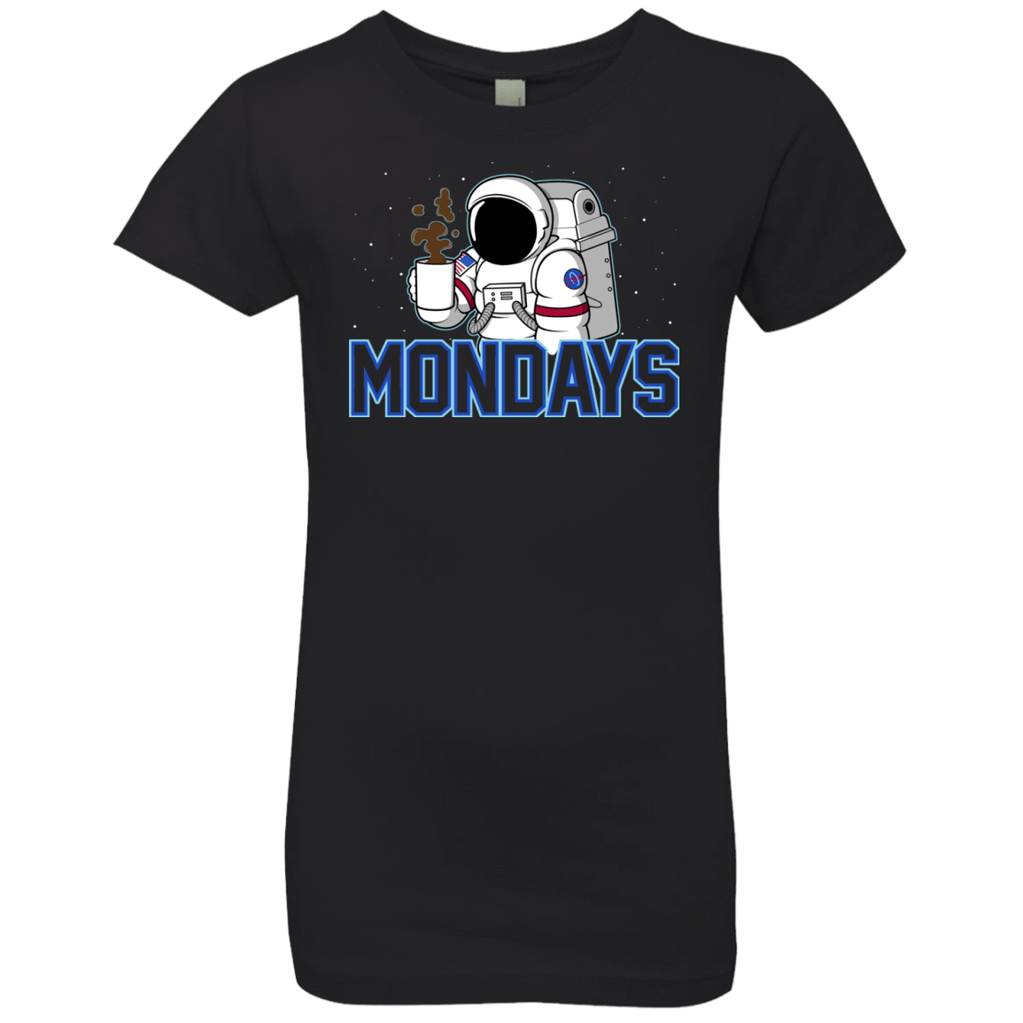 T-Shirts Black / YXS Space Mondays Girls Premium T-Shirt