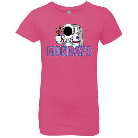 T-Shirts Hot Pink / YXS Space Mondays Girls Premium T-Shirt
