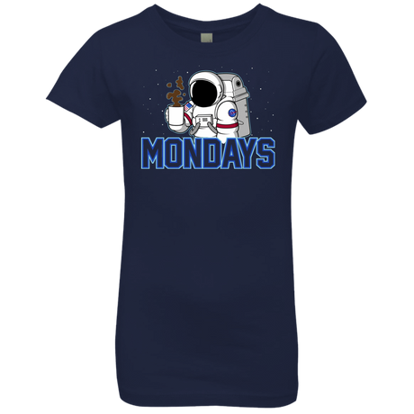 T-Shirts Midnight Navy / YXS Space Mondays Girls Premium T-Shirt