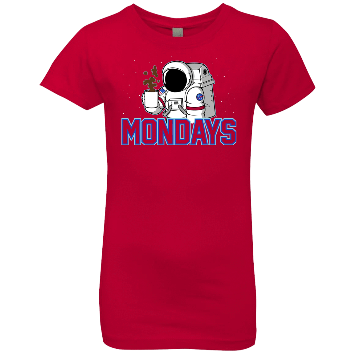 T-Shirts Red / YXS Space Mondays Girls Premium T-Shirt
