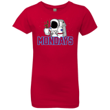 T-Shirts Red / YXS Space Mondays Girls Premium T-Shirt