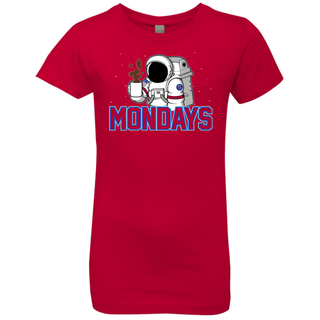 T-Shirts Red / YXS Space Mondays Girls Premium T-Shirt